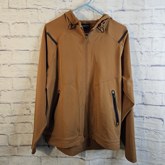 Under Armour Other - Mens Under Armour Unstoppable Full Zip Windbreaker Jacket Size Large Brown